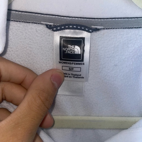 The north face pullover Half zip up jacket sweater pullover black and white - Picture 2 of 9